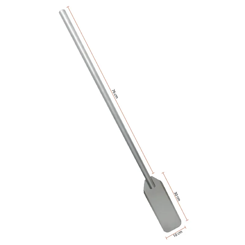 Paleta mezcladora de acero inoxidable con medidas