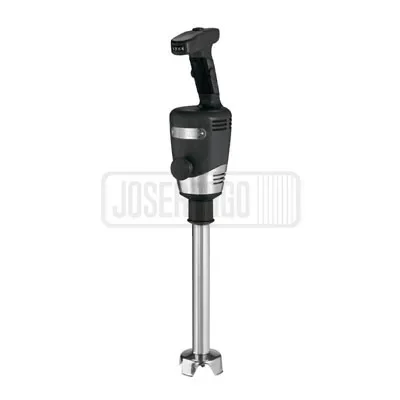 Batidora de mano industrial con mango ergonómico.